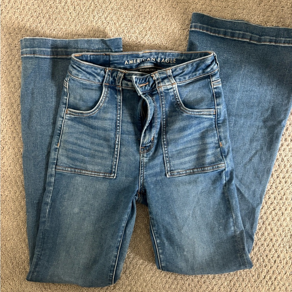 American Eagle Outfitters Women's Blue Jeans